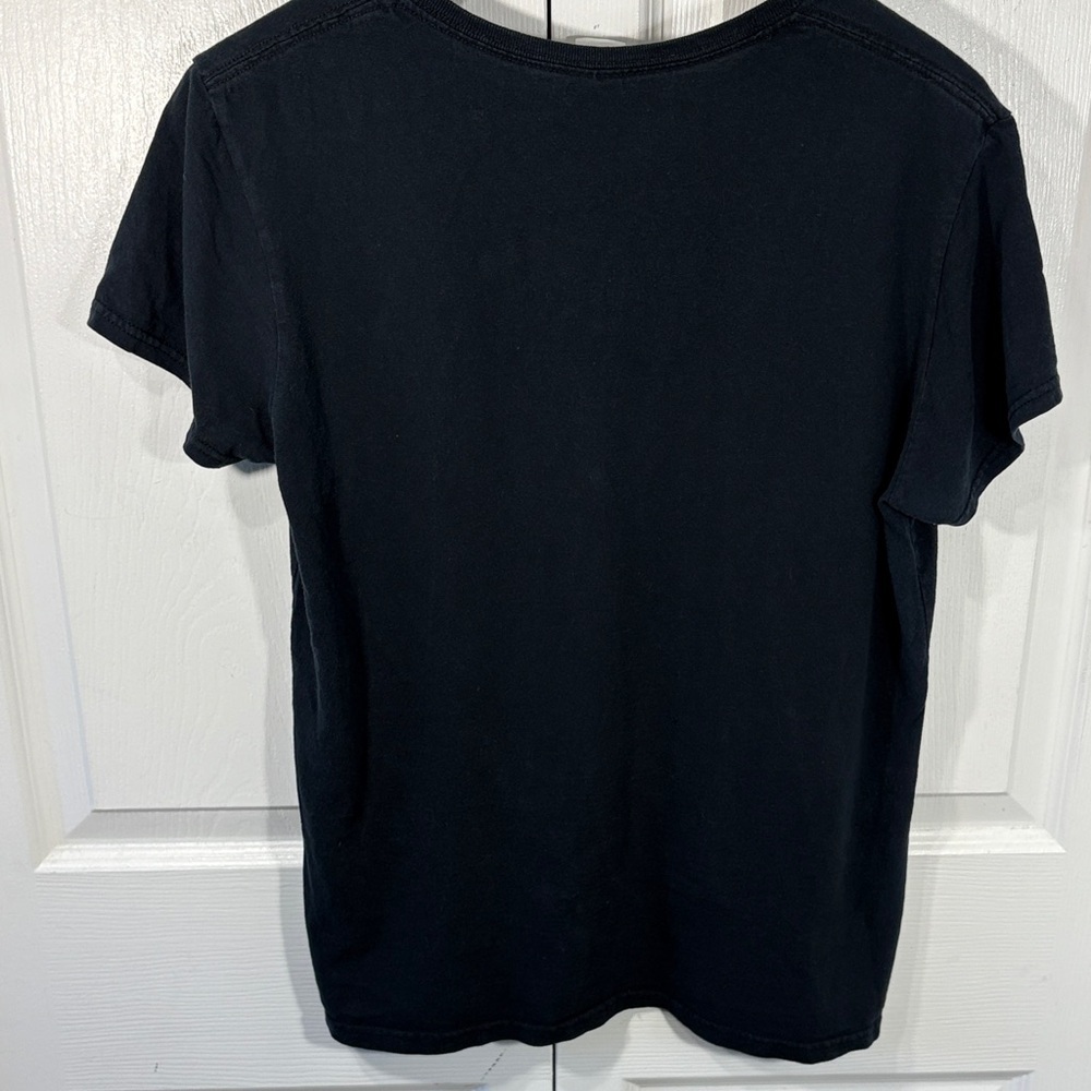 Gildan Navy Blue Cotton T-Shirt - Picture 3 of 5